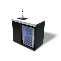 Mont Alpi Black Stainless Steel Beverage Center - MASF-BSS