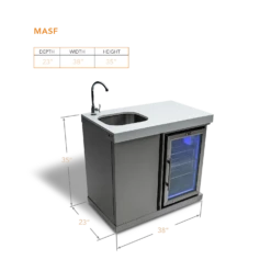 Mont Alpi Stainless Steel Beverage Center - MASF-SS 2 Mont Alpi Stainless Steel Beverage Center - MASF-SS -Elite Patio Direct Shop MASF SS 01 dims 2x bb6e68f6 5ca7 4beb 9893 08969595f69d