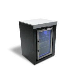 Mont Alpi Black Stainless Steel Single Fridge Module - MASFM-BSS