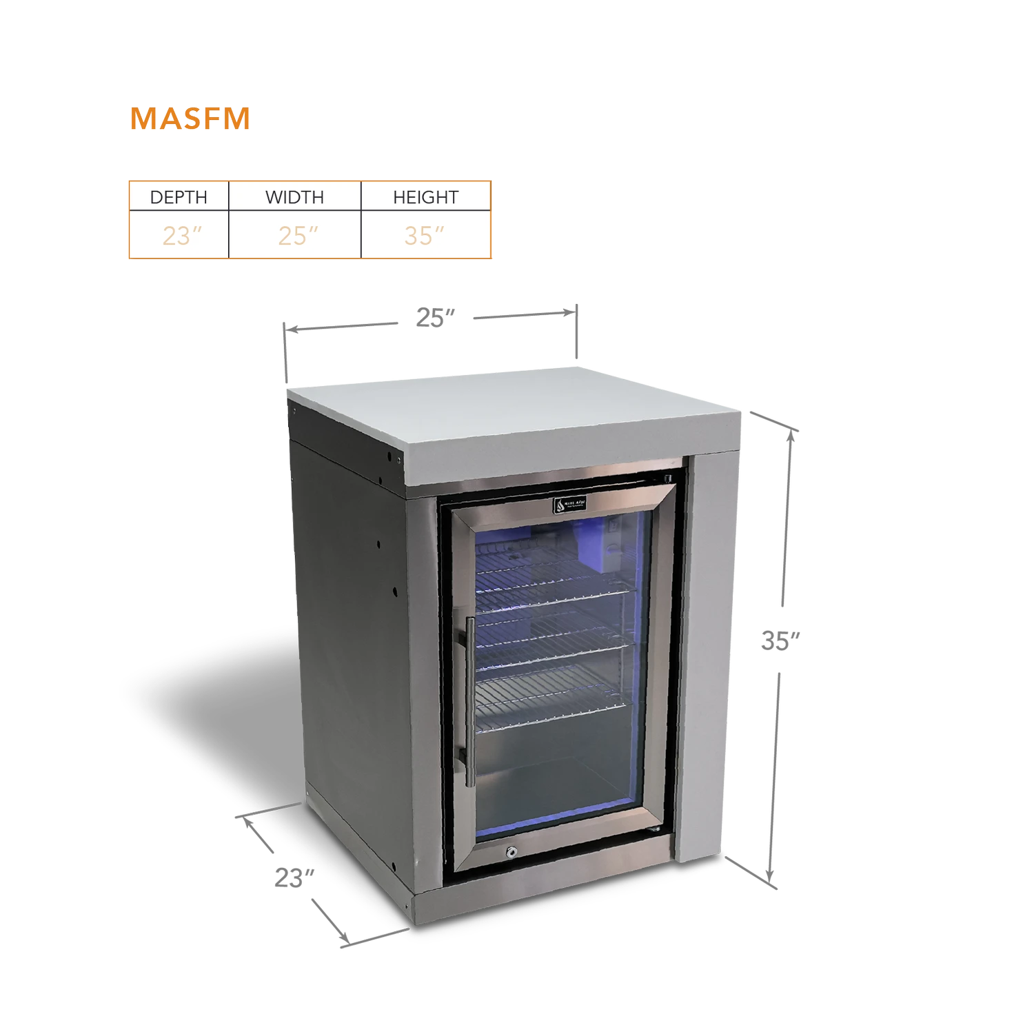 Mont Alpi Stainless Steel Single Fridge Module - MASFM Mont Alpi Stainless Steel Single Fridge Module - MASFM -Elite Patio Direct Shop MASFM 02 dims 2x 84e67322 79a9 4b8f aada ed3140cf795b