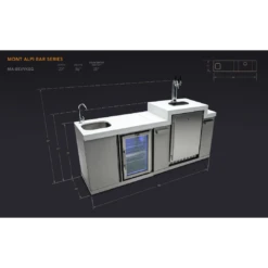 Mont Alpi Beverage Center And Kegerator - MA-BEVKEG -Elite Patio Direct Shop Mont Alpi Beverage Center and Kegerator 2