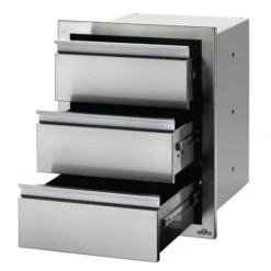 Napoleon 18" X 24" Triple Drawer - BI-1824-3DR 2 Napoleon 18" X 24" Triple Drawer - BI-1824-3DR -Elite Patio Direct Shop Napoleon18X24INCHTRIPLEDRAWER3