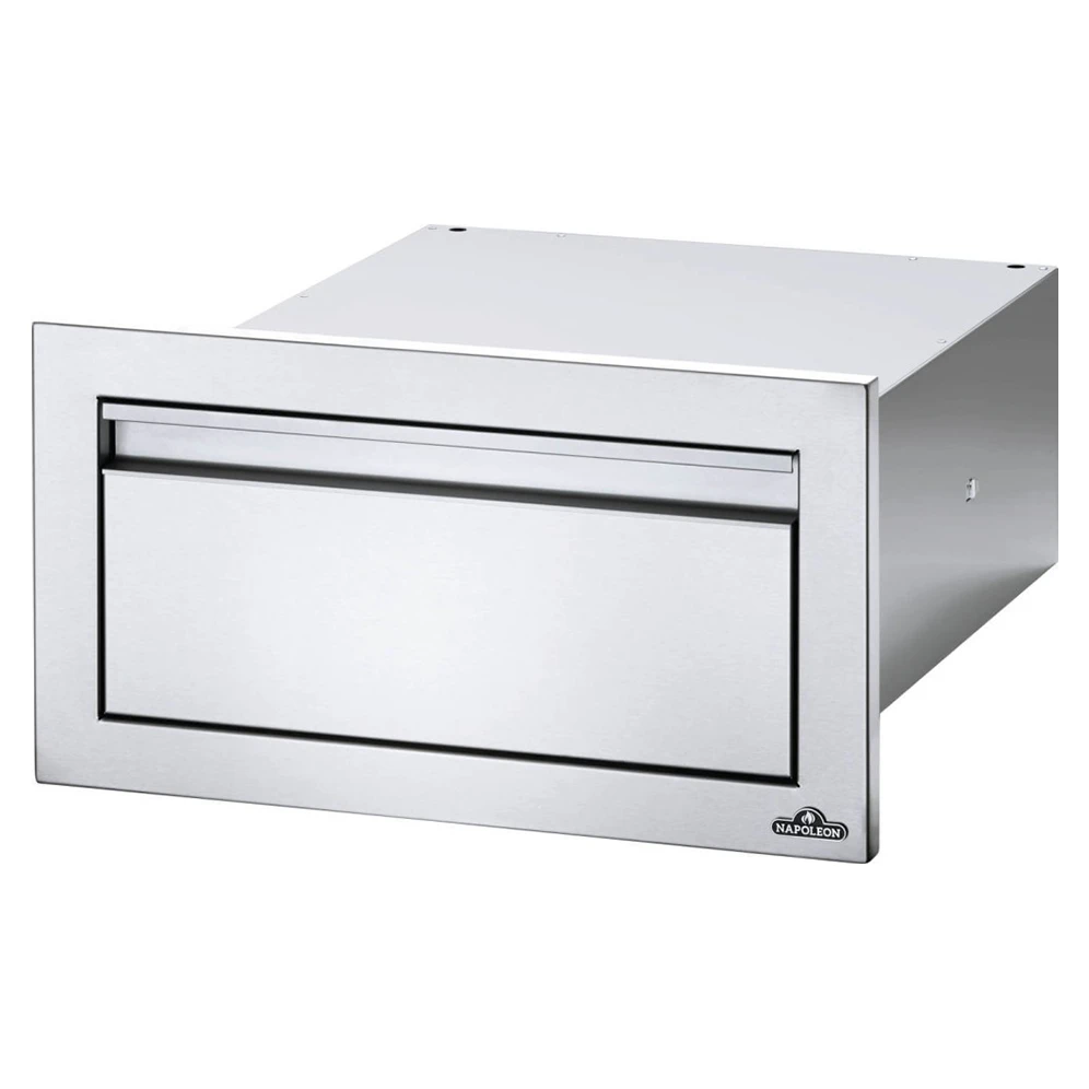 Napoleon 18" X 8" Single Drawer - BI-1808-1DR Napoleon 18" X 8" Single Drawer - BI-1808-1DR -Elite Patio Direct Shop Napoleon18X8INCHSINGLEDRAWER1