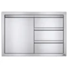 Napoleon 36" X 24" Single Door & Triple Drawer Combo - BI-3624-1D3DR