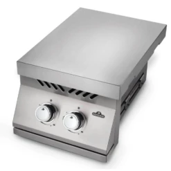 Napoleon Built-in 500 Series Inline Dual Range Top Burner With Stainless Steel Cover - BI12RT -Elite Patio Direct Shop NapoleonBUILT IN500SERIESINLINEDUALRANGETOPBURNER7