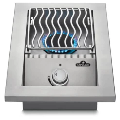 Napoleon Built-in 500 Series Single Range Top Burner With Stainless Steel Cover - BI10RT