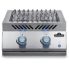 Napoleon 700 Series 18-Inch Built-In Dual Range Top Burner With Stainless Steel Cover - BIB18RT