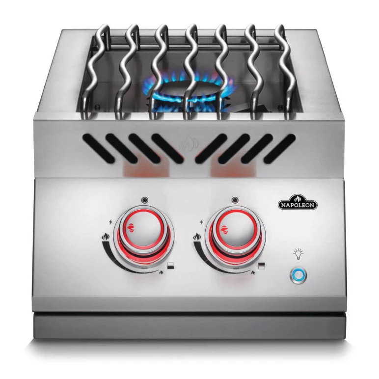 Napoleon 700 Series 12-Inch Inline Dual Range Side Burner with Stainless Steel Cover - BIB12RT Napoleon 700 Series 12-Inch Inline Dual Range Side Burner With Stainless Steel Cover - BIB12RT -Elite Patio Direct Shop NapoleonBUILT IN700SERIESINLINEDUALRANGETOPBURNER3