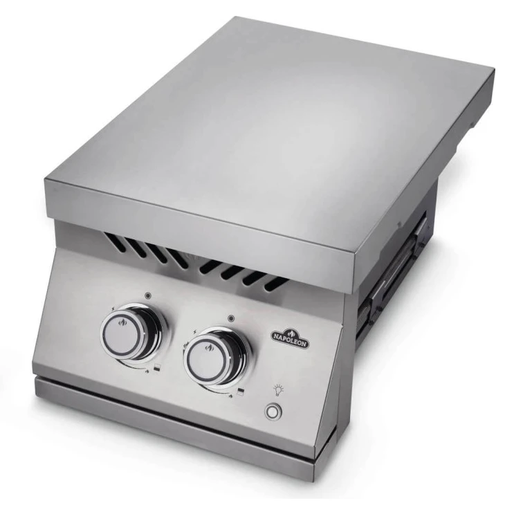Napoleon 700 Series 12-Inch Inline Dual Range Side Burner with Stainless Steel Cover - BIB12RT Napoleon 700 Series 12-Inch Inline Dual Range Side Burner With Stainless Steel Cover - BIB12RT -Elite Patio Direct Shop NapoleonBUILT IN700SERIESINLINEDUALRANGETOPBURNER7