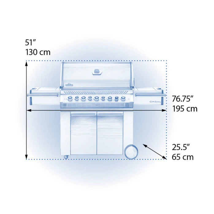 Napoleon Prestige PRO 665 Gas Grill with Infrared Rear & Side Burners - PRO665RSIB Napoleon Prestige PRO 665 Gas Grill With Infrared Rear & Side Burners - PRO665RSIB -Elite Patio Direct Shop NapoleonPRESTIGEPRO665RSIB2