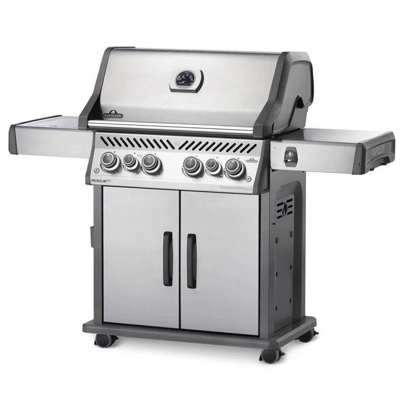 Napoleon Rogue SE 525 Gas Grill with Infrared Rear & Side Burners - RSE525RSIB Napoleon Rogue SE 525 Gas Grill With Infrared Rear & Side Burners - RSE525RSIB -Elite Patio Direct Shop NapoleonROGUESE525RSIB3