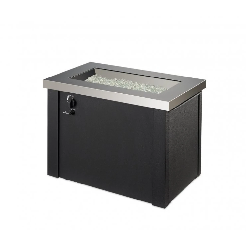 The Outdoor Greatroom Company Stainless Steel Providence Rectangular Gas Fire Pit Table (PROV-1224-SS) The Outdoor Greatroom Company Stainless Steel Providence Rectangular Gas Fire Pit Table (PROV-1224-SS) -Elite Patio Direct Shop PROV 1224 SS 2
