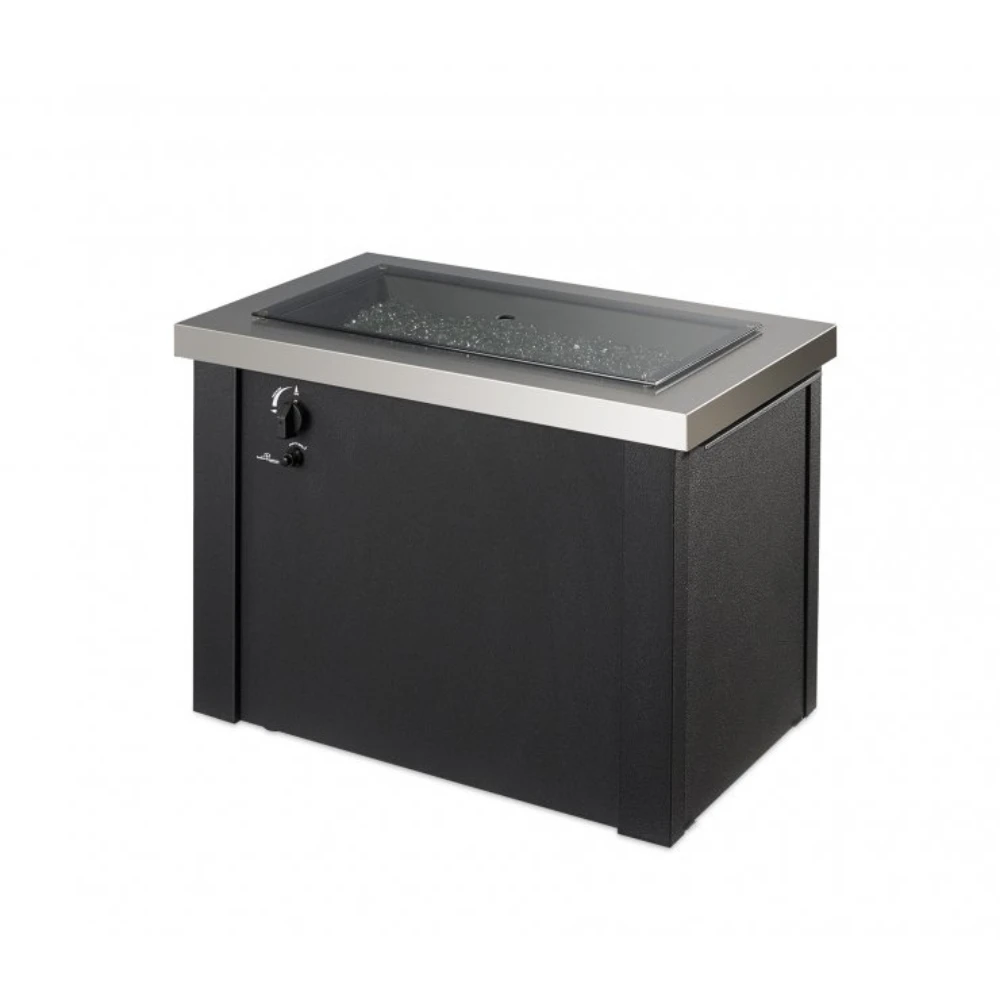 The Outdoor Greatroom Company Stainless Steel Providence Rectangular Gas Fire Pit Table (PROV-1224-SS) The Outdoor Greatroom Company Stainless Steel Providence Rectangular Gas Fire Pit Table (PROV-1224-SS) -Elite Patio Direct Shop PROV 1224 SS 3