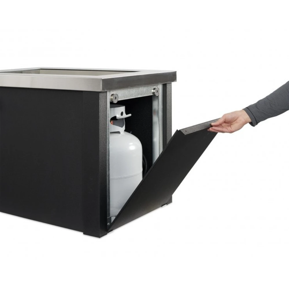 The Outdoor Greatroom Company Stainless Steel Providence Rectangular Gas Fire Pit Table (PROV-1224-SS) The Outdoor Greatroom Company Stainless Steel Providence Rectangular Gas Fire Pit Table (PROV-1224-SS) -Elite Patio Direct Shop PROV 1224 SS 4