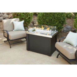 The Outdoor Greatroom Company Stainless Steel Providence Rectangular Gas Fire Pit Table (PROV-1224-SS) 4 The Outdoor Greatroom Company Stainless Steel Providence Rectangular Gas Fire Pit Table (PROV-1224-SS) -Elite Patio Direct Shop PROV 1224 SS 5