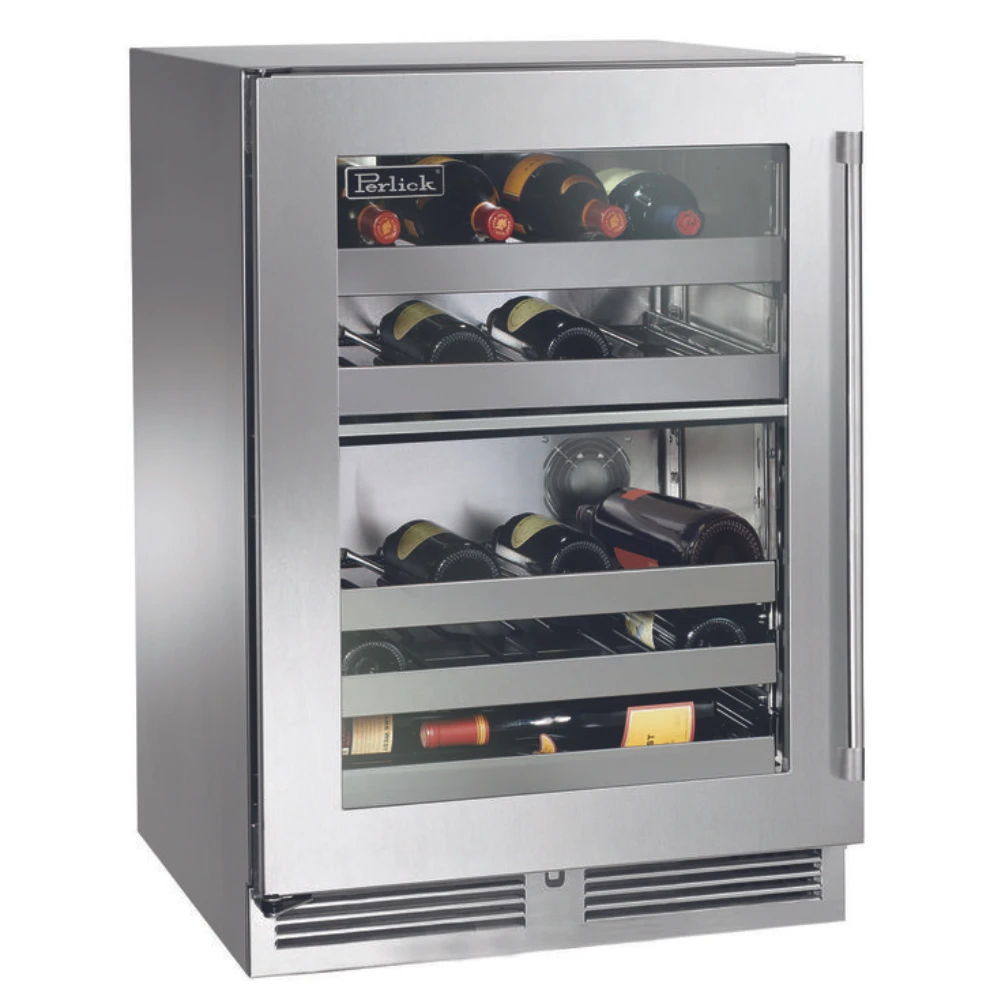 Perlick Signature 24-Inch Outdoor Undercounter Dual Zone Wine Reserve (HP24DO-4) Perlick Signature 24-Inch Outdoor Undercounter Dual Zone Wine Reserve (HP24DO-4) -Elite Patio Direct Shop PerlickSignature24 InchOutdoorUndercounterDualZoneWineReserve HP24DO 4 11