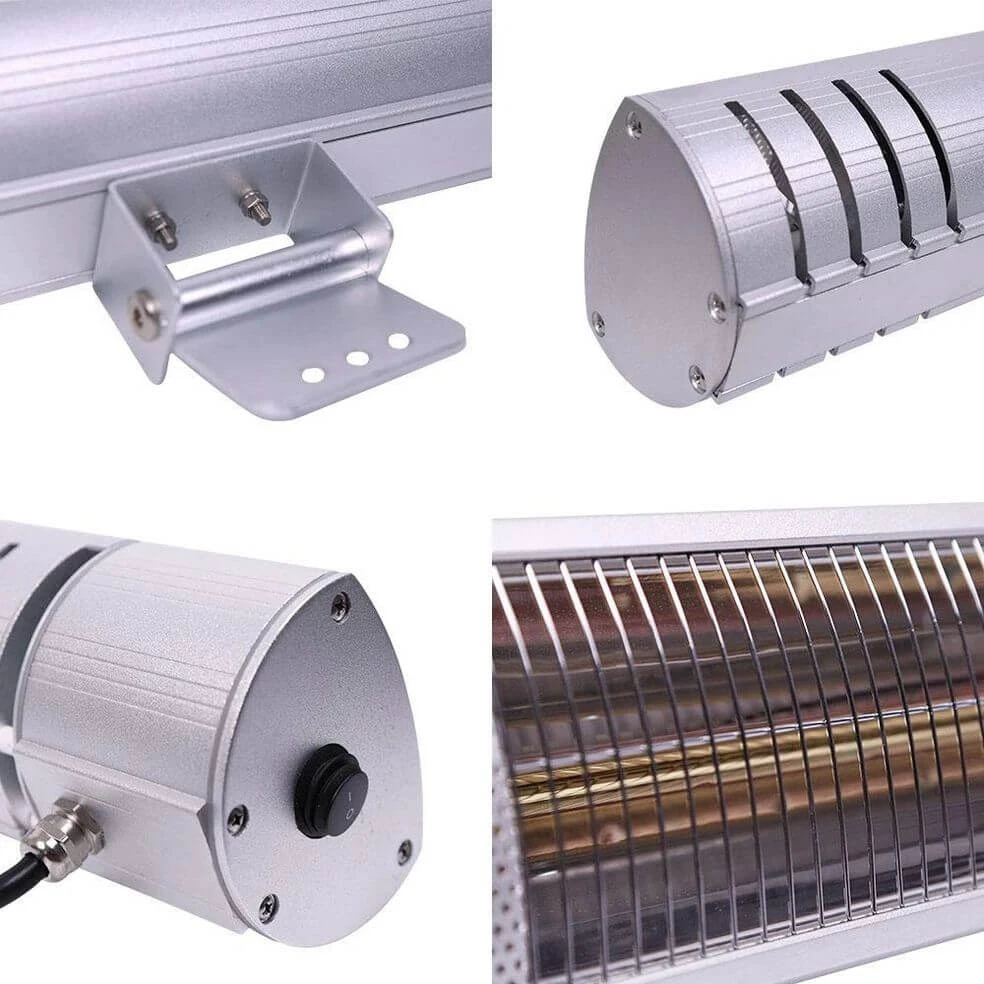 RADtec G30R - Golden Tube Infrared Patio Heater RADtec G30R - Golden Tube Infrared Patio Heater -Elite Patio Direct Shop RADtecG30R GoldenTubeInfraredPatioHeatercloseups