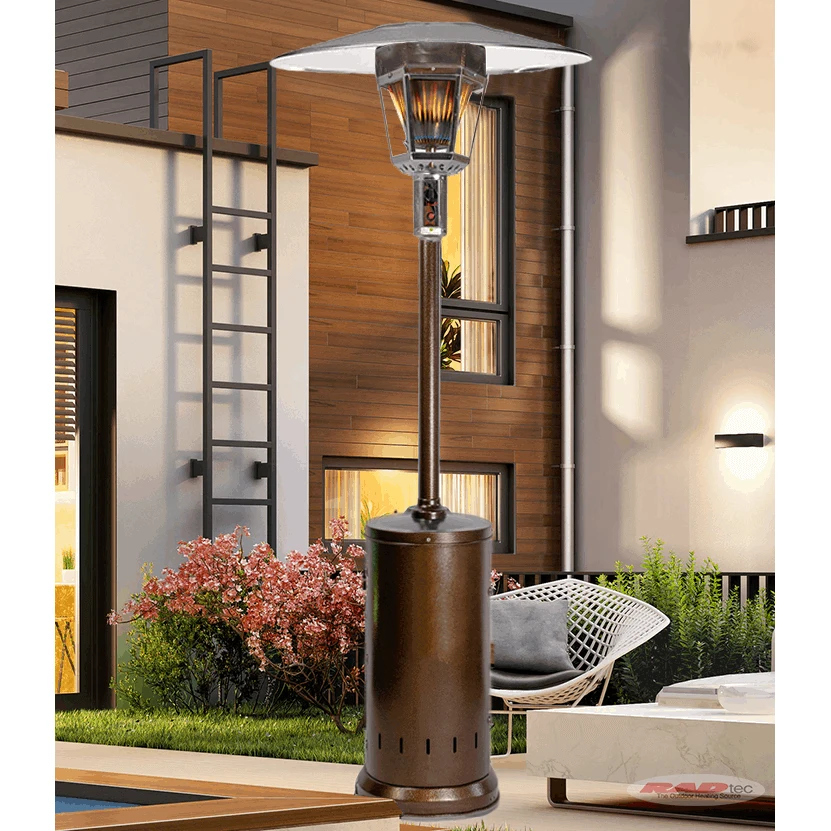 RADtec Real Flame Patio Heater - Antique Bronze Finish RADtec Real Flame Patio Heater - Antique Bronze Finish -Elite Patio Direct Shop RADtecRealFlamePatioHeaterbronzeoutdoors