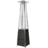 RADtec Tower Flame Patio Heater - Black And Grey Wicker