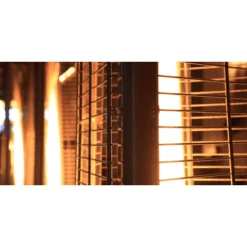 RADtec Tower Flame Patio Heater - Stainless Steel -Elite Patio Direct Shop RADtecTowerFlamePatioHeater BlackandGreyWickerclose 7018e61c 64e0 4f03 94a6 4be24277a713