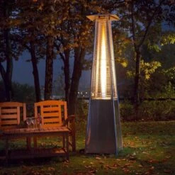 RADtec Tower Flame Patio Heater - Stainless Steel -Elite Patio Direct Shop RADtecTowerFlamePatioHeater BlackandGreyWickeroutdoors 38baec4e 5d97 4850 9ac8 24ca3d06b58d