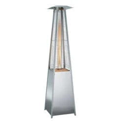 RADtec Tower Flame Patio Heater - Stainless Steel