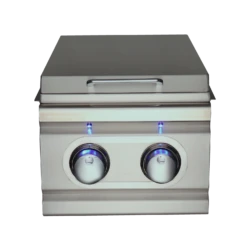 RCS Cutlass Double Side Burner With Lid -Elite Patio Direct Shop RDB1EL RDB1ELLP1