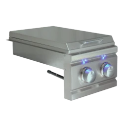 RCS Cutlass Double Side Burner With Lid -Elite Patio Direct Shop RDB1EL RDB1ELLP4