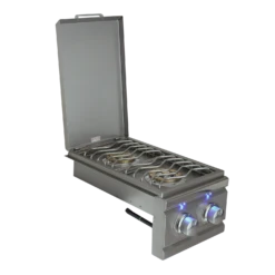 RCS Cutlass Double Side Burner With Lid -Elite Patio Direct Shop RDB1EL RDB1ELLP7
