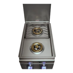 RCS Cutlass Double Side Burner With Lid -Elite Patio Direct Shop RDB1EL RDB1ELLP9
