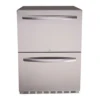 RCS Two Drawer Outdoor Rated Stainless Steel Refrigerator