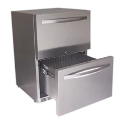 RCS Two Drawer Outdoor Rated Stainless Steel Refrigerator -Elite Patio Direct Shop REFR42