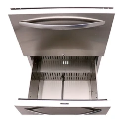 RCS Two Drawer Outdoor Rated Stainless Steel Refrigerator -Elite Patio Direct Shop REFR45