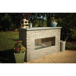 RCS Cedar Creek Outdoor Gas Fireplace (Ready-to-Finish) -Elite Patio Direct Shop RFPLECONLED3
