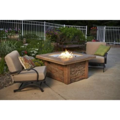 The Outdoor Greatroom Company Sierra Square Gas Fire Pit Table (SIERRA-2424-M-K) 3 The Outdoor Greatroom Company Sierra Square Gas Fire Pit Table (SIERRA-2424-M-K) -Elite Patio Direct Shop SIERRA 2424 M K