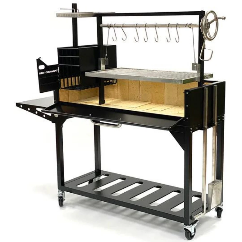 Tagwood BBQ Argentine Santa Maria Wood Fire & Charcoal Grill (BBQ03SI) Tagwood BBQ Argentine Santa Maria Wood Fire & Charcoal Grill (BBQ03SI) -Elite Patio Direct Shop TagwoodBBQArgentineSantaMariaWoodFire CharcoalGrill BBQ03SI 11