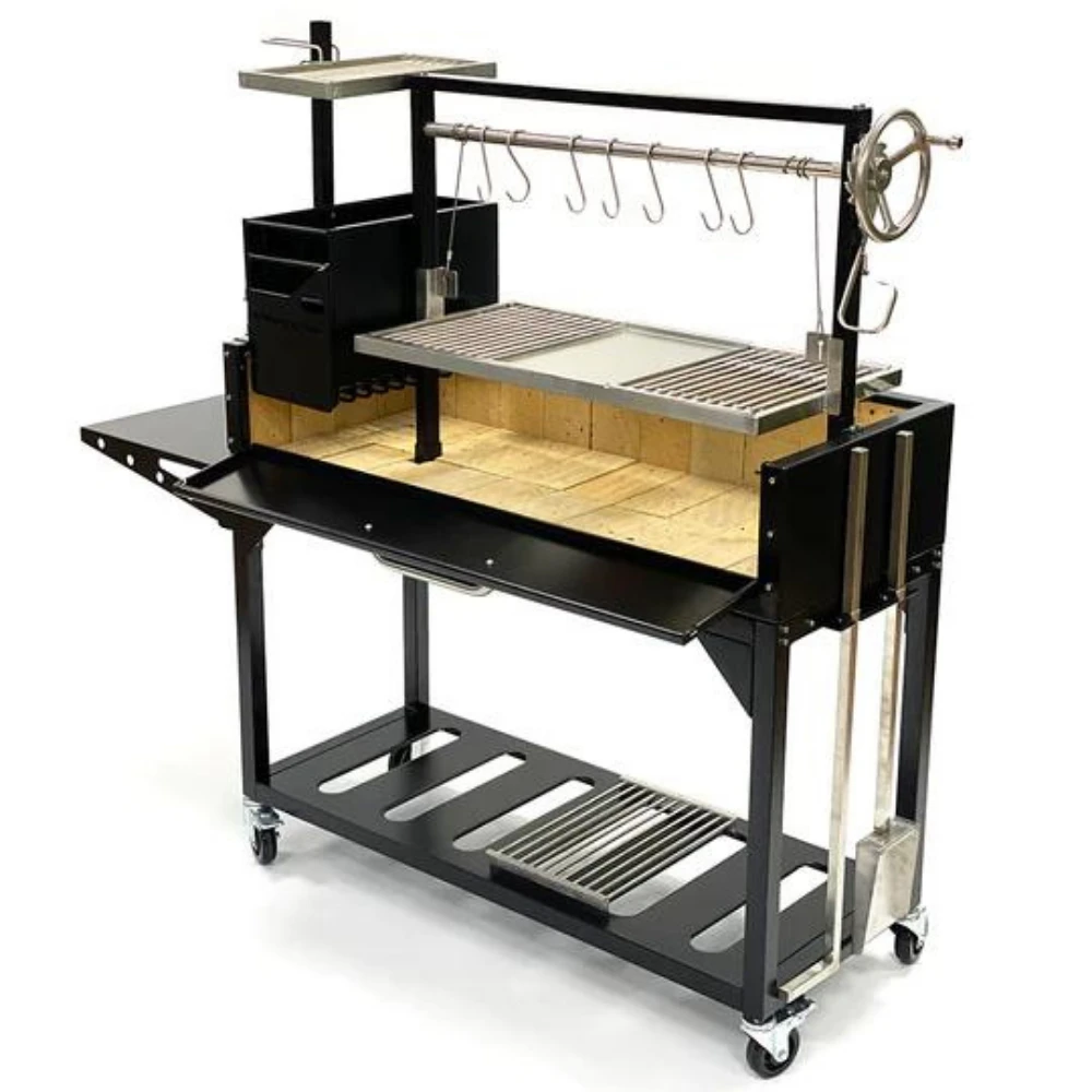 Tagwood BBQ Argentine Santa Maria Wood Fire & Charcoal Grill (BBQ03SI) Tagwood BBQ Argentine Santa Maria Wood Fire & Charcoal Grill (BBQ03SI) -Elite Patio Direct Shop TagwoodBBQArgentineSantaMariaWoodFire CharcoalGrill BBQ03SI 12