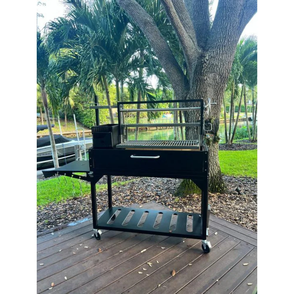 Tagwood BBQ Argentine Santa Maria Wood Fire & Charcoal Grill (BBQ03SI) Tagwood BBQ Argentine Santa Maria Wood Fire & Charcoal Grill (BBQ03SI) -Elite Patio Direct Shop TagwoodBBQArgentineSantaMariaWoodFire CharcoalGrill BBQ03SI 15