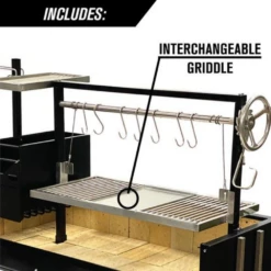 Tagwood BBQ Argentine Santa Maria Wood Fire & Charcoal Grill (BBQ03SI) 8 Tagwood BBQ Argentine Santa Maria Wood Fire & Charcoal Grill (BBQ03SI) -Elite Patio Direct Shop TagwoodBBQArgentineSantaMariaWoodFire CharcoalGrill BBQ03SI 5