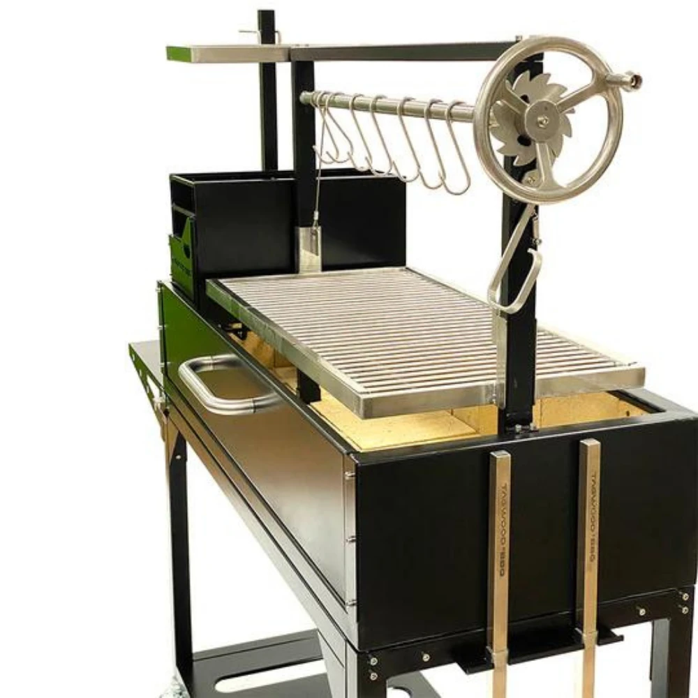 Tagwood BBQ Argentine Santa Maria Wood Fire & Charcoal Grill (BBQ03SI) Tagwood BBQ Argentine Santa Maria Wood Fire & Charcoal Grill (BBQ03SI) -Elite Patio Direct Shop TagwoodBBQArgentineSantaMariaWoodFire CharcoalGrill BBQ03SI 8