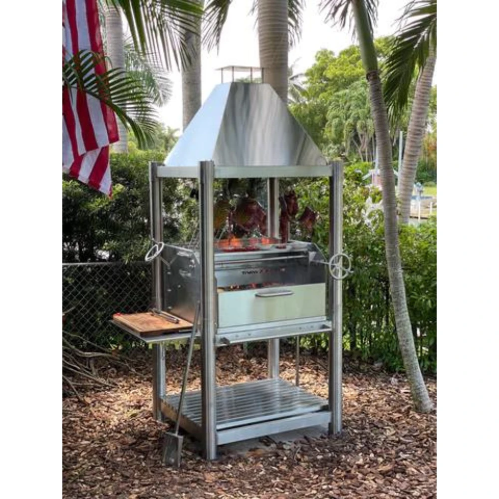 Tagwood BBQ Argentine Wood Fire & Charcoal Grill All Stainless Steel (BBQ02SS) Tagwood BBQ Argentine Wood Fire & Charcoal Grill All Stainless Steel (BBQ02SS) -Elite Patio Direct Shop TagwoodBBQArgentineWoodFire CharcoalGrillAllStainlessSteel BBQ02SS 5