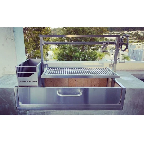 Tagwood BBQ Santa Maria Argentine Wood Fire & Charcoal Grill Built-In (BBQ05SS) Tagwood BBQ Santa Maria Argentine Wood Fire & Charcoal Grill Built-In (BBQ05SS) -Elite Patio Direct Shop TagwoodBBQSantaMariaArgentineWoodFire CharcoalGrillBuilt In BBQ05SS 3