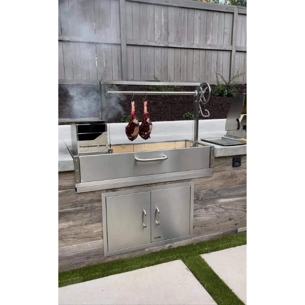 Tagwood BBQ Santa Maria Argentine Wood Fire & Charcoal Grill Built-In (BBQ05SS) Tagwood BBQ Santa Maria Argentine Wood Fire & Charcoal Grill Built-In (BBQ05SS) -Elite Patio Direct Shop TagwoodBBQSantaMariaArgentineWoodFire CharcoalGrillBuilt In BBQ05SS 4