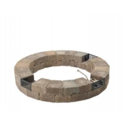 The Outdoor Greatroom Company Bronson Block Round Gas Fire Pit Kit (BRON52-K) 2 The Outdoor Greatroom Company Bronson Block Round Gas Fire Pit Kit (BRON52-K) -Elite Patio Direct Shop TheOutdoorGreatroomCompanyBronsonBlockRoundGasFirePitKit BRON52 K 2