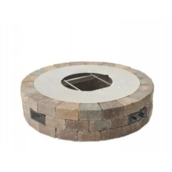 The Outdoor Greatroom Company Bronson Block Round Gas Fire Pit Kit (BRON52-K) 4 The Outdoor Greatroom Company Bronson Block Round Gas Fire Pit Kit (BRON52-K) -Elite Patio Direct Shop TheOutdoorGreatroomCompanyBronsonBlockRoundGasFirePitKit BRON52 K 4