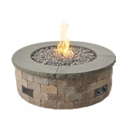 The Outdoor Greatroom Company Bronson Block Round Gas Fire Pit Kit (BRON52-K) 8 The Outdoor Greatroom Company Bronson Block Round Gas Fire Pit Kit (BRON52-K) -Elite Patio Direct Shop TheOutdoorGreatroomCompanyBronsonBlockRoundGasFirePitKit BRON52 K 9