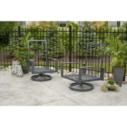 The Outdoor Greatroom Company Cast Ash Lyndale Highback Swivel Rocking Chairs (LSR-CA) 4 The Outdoor Greatroom Company Cast Ash Lyndale Highback Swivel Rocking Chairs (LSR-CA) -Elite Patio Direct Shop TheOutdoorGreatroomCompanyCastAshLyndaleHighbackSwivelRockingChairs LSR CA 5