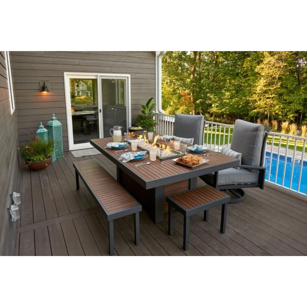 The Outdoor Greatroom Company Kenwood Short Bench (KW-SB) The Outdoor Greatroom Company Kenwood Short Bench (KW-SB) -Elite Patio Direct Shop TheOutdoorGreatroomCompanyKenwoodShortBench KW SB