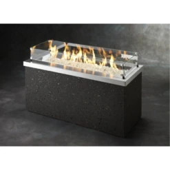 The Outdoor Greatroom Company Stainless Steel Key Largo Linear Gas Fire Pit Table (KL-1242-SS) 4 The Outdoor Greatroom Company Stainless Steel Key Largo Linear Gas Fire Pit Table (KL-1242-SS) -Elite Patio Direct Shop TheOutdoorGreatroomCompanyStainlessSteelKeyLargoLinearGasFirePitTable KL 1242 SS 5