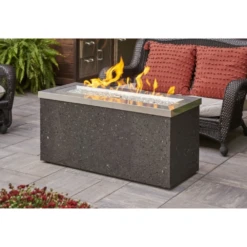 The Outdoor Greatroom Company Stainless Steel Key Largo Linear Gas Fire Pit Table (KL-1242-SS) 5 The Outdoor Greatroom Company Stainless Steel Key Largo Linear Gas Fire Pit Table (KL-1242-SS) -Elite Patio Direct Shop TheOutdoorGreatroomCompanyStainlessSteelKeyLargoLinearGasFirePitTable KL 1242 SS 6